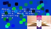 About For Books  Extra Practice for Struggling Readers: Word Study: Motivating Practice Packets