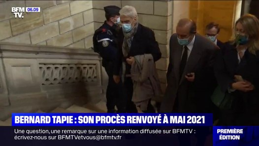 Le procès de Bernard Tapie renvoyé à mai 2021 à cause de ...