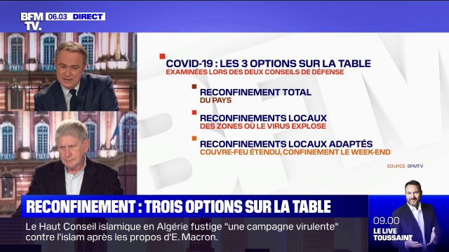 Covid-19: les 3 scénarios à l'étude pour lutter contre la deuxième vague