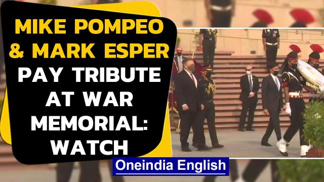 India-US 2+2: US Secretary of State & Defence pay tribute at National War Memorial in Delhi