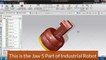 Siemens NX - Industrial Robot Assembly - Jaw 5 Tutorial