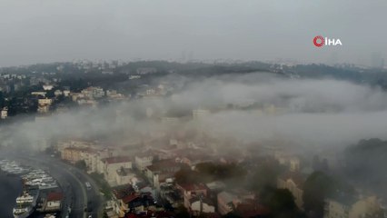 İstanbullular güne sisle uyandı