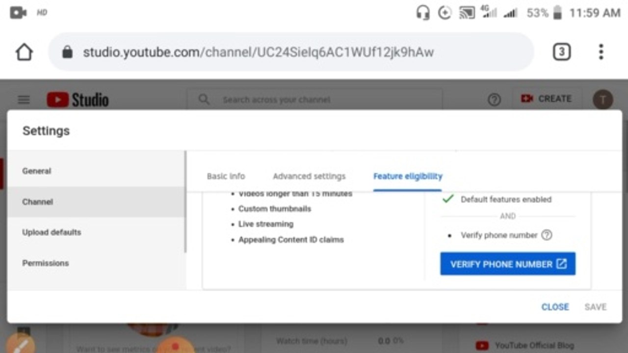 how to verify your youtube account | verify youtube account | youtube account ko verify kaise karte he