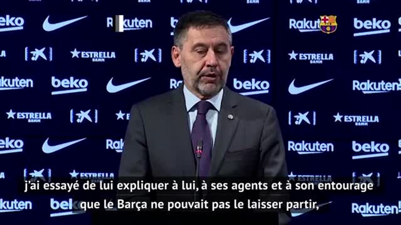 Barcelone - Bartomeu dévoile les coulisses du faux-départ de Messi cet été