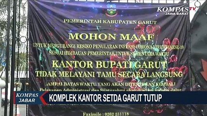 4 Orang Staf Bupati Garut Positif Covid19, Kantor Setda Tutup