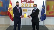 Sánchez e Iglesias presentan los Presupuestos para 2021