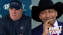 FIRST TAKE - Stephen A. MOCKS McCarthy's reaction Philadelphia Eagles vs Dallas Cowboys Week 8