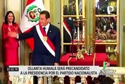 Ollanta Humala será el único precandidato a la presidencia por el Partido Nacionalista