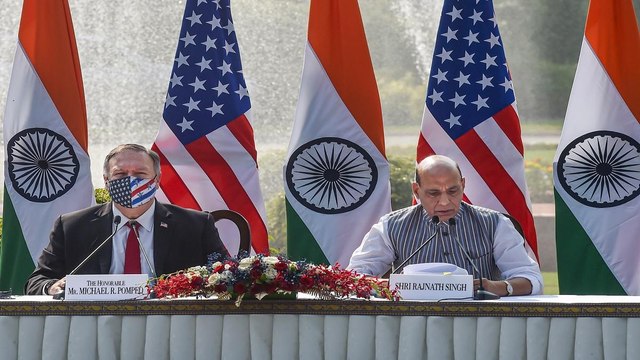 Defence Minister holds talks with his US counterpart