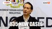 Covid-19: Malaysia records 835 new cases, two deaths