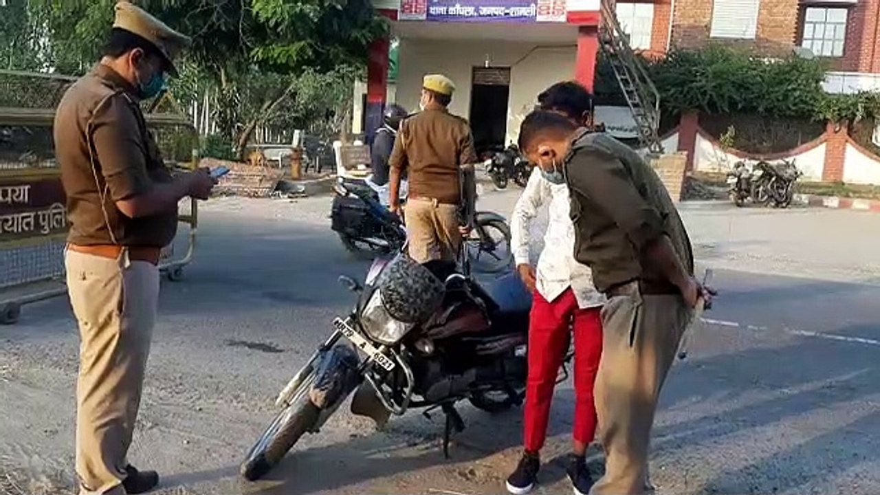 कांधला पुलिस ने मुजफ्फरनगर शामली बॉर्डर पर चला...