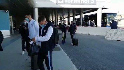 Bruges, la Lazio è in partenza da Fiumicino