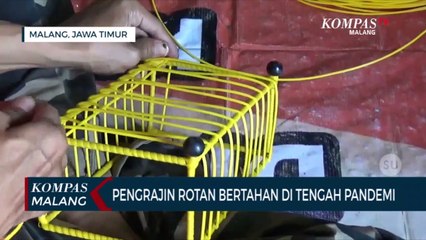 Pantang Menyerah, Pengrajin Rotan Bertahan di Tengah Pandemi