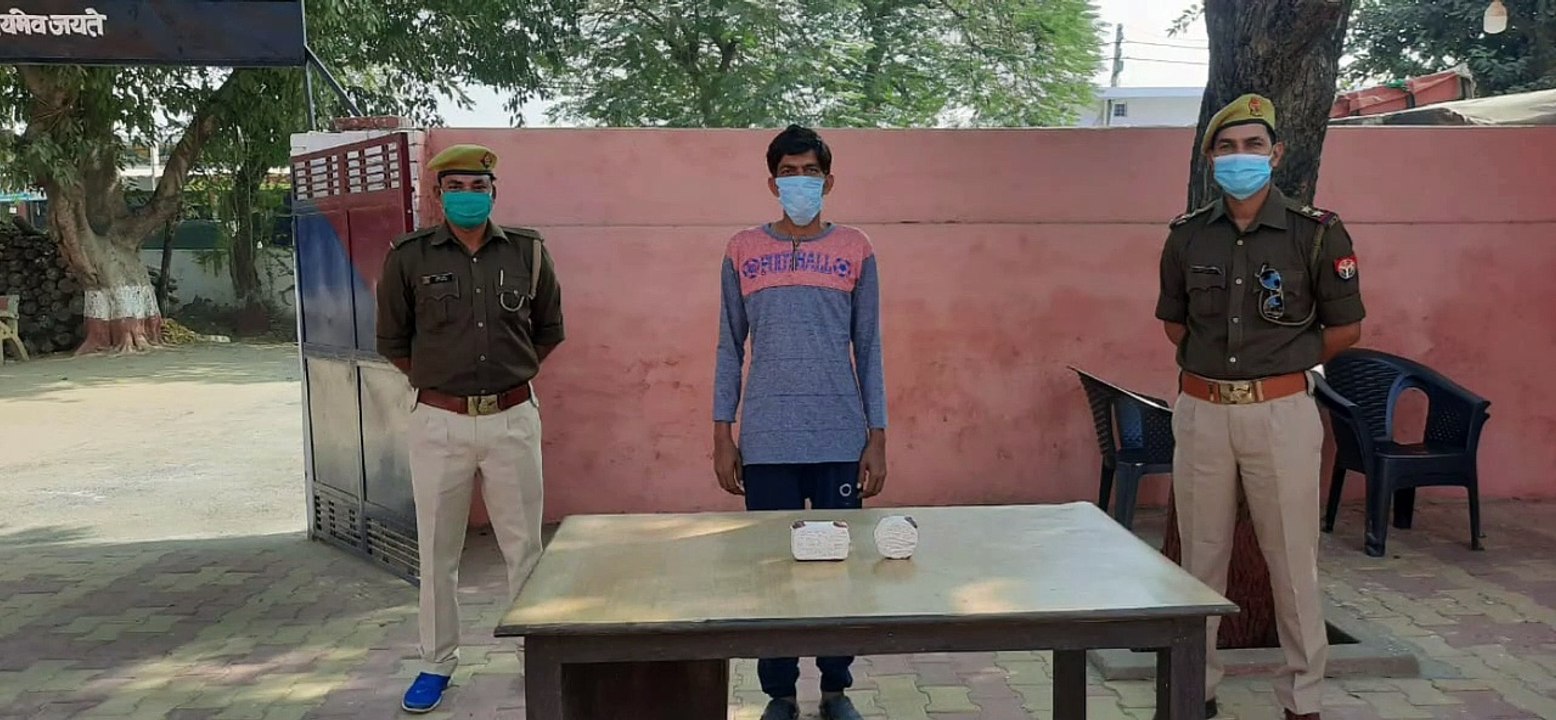 झिंझाना पुलिस ने लाखों के नशीले पदार्थ के साथ तस्कर को किया गिरफ्तार
