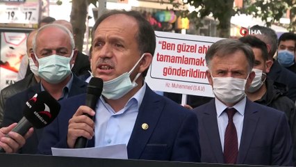 - Bolu’da Fransa Cumhurbaşkanı Macron protesto edildi