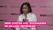 Demi Lovato transmite un fuerte mensaje en contra de los retoques fotográficos
