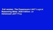 Full version  The Powerscore LSAT Logical Reasoning Bible: 2020 Edition. an Advanced LSAT Prep