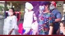 Neha Kakkar & Rohan Preet Singh with Family after Marriage Spotted at Mumbai Airport