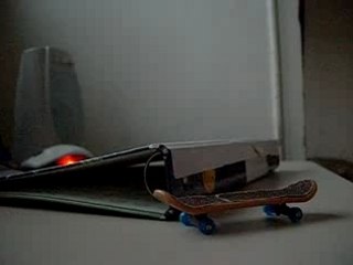 Ollie 180 to 5-0 to boardslide Out