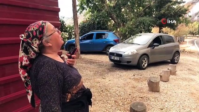 Mersin'deki yangında ev ve seralar da zarar gördü