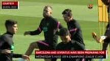 No Ronaldo in Juve training as Barca clash nears