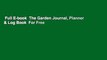 Full E-book  The Garden Journal, Planner & Log Book  For Free