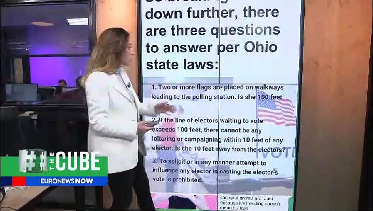 Fact-check: Did Kamala Harris illegally campaign outside an Ohio polling station?