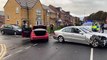 Footage from a collision in Raby Road, Hartlepool, on October 27