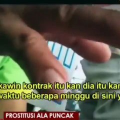 Prostitusi Dikawasan Puncak Sudah Menjadi Rahasia Umum dengan Dalih Kawin Kontrak