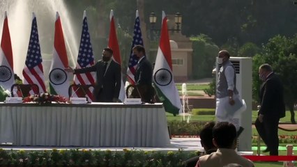 EUA e Índia assinam tratado militar