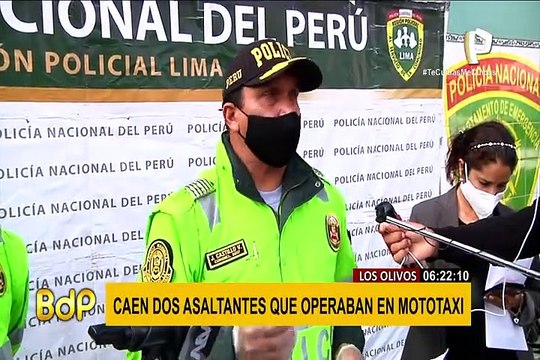 Los Olivos: capturan a 'raqueteros' que acechaban a sus víctimas en mototaxi