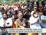 Más de 1500 mujeres desplegadas en ejes de Caracas para consolidar victoria revolucionaria el 6D