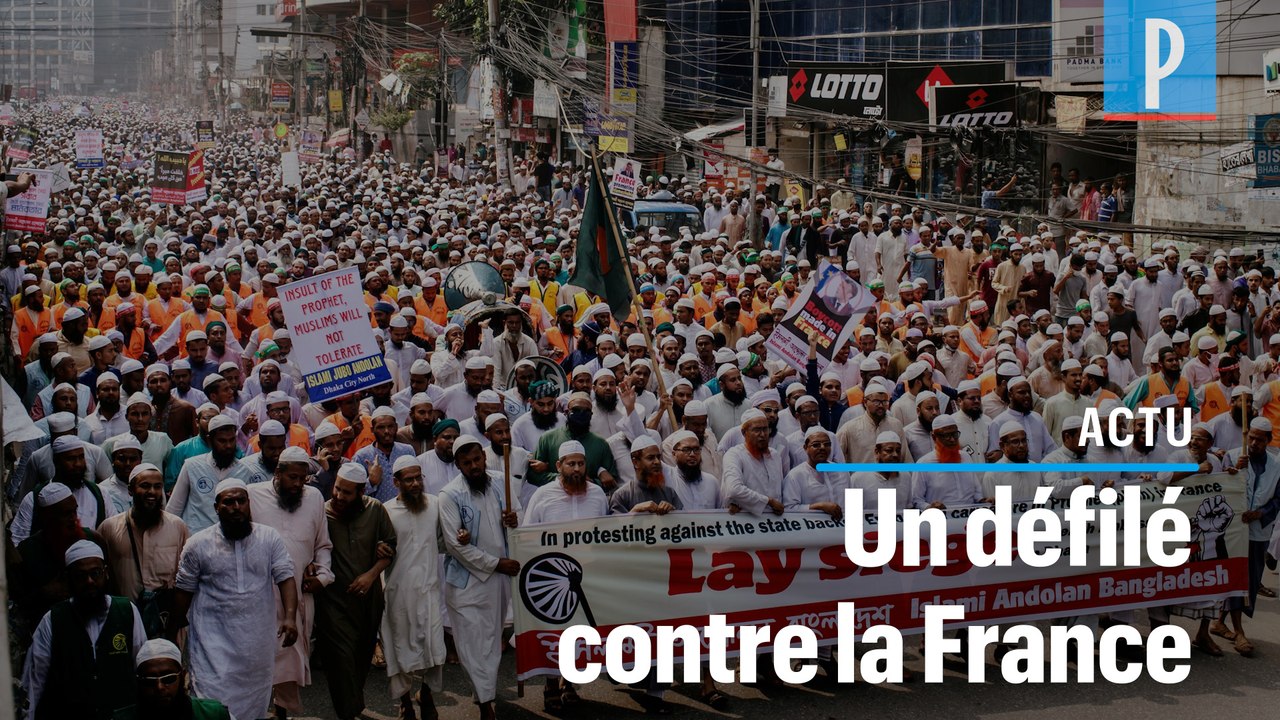 Caricatures : des dizaines de milliers de manifestants contre la France au Bangladesh