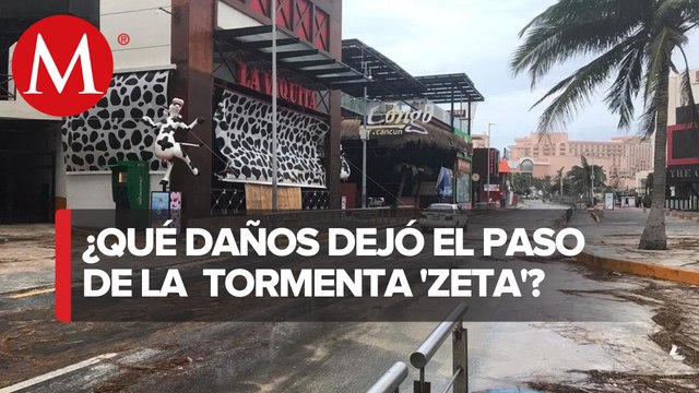 Quintana Roo reporta saldo blanco tras paso de 'Zeta'; playas se mantienen cerradas