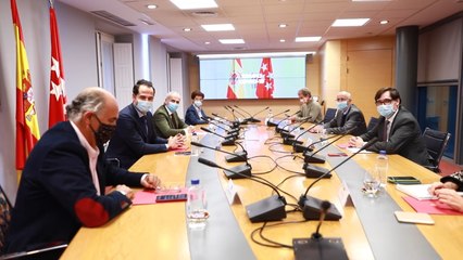 Reunión del Grupo Covid en la vicepresidencia de la CAM