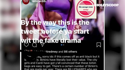 Cardi B Shuts Down Racists For Double Standards!