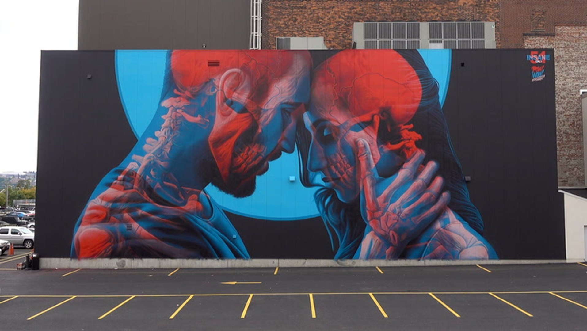 Street art has two paintings hidden in one - video Dailymotion