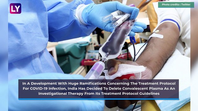 India To Discard Convalescent Plasma Therapy From COVID-19 Treatment Guidelines, ‘Not Helping Says ICMR, Days After WHO Says Remdesivir Not Effective