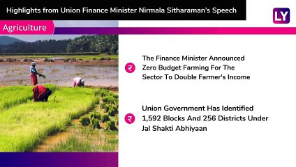 Budget 2019 by NDA II Government: Highlights From Finance Minister Nirmala Sitharaman's Speech