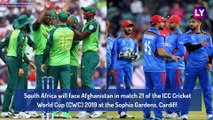 South Africa vs Afghanistan, ICC Cricket World Cup 2019 Match 21 Video Preview