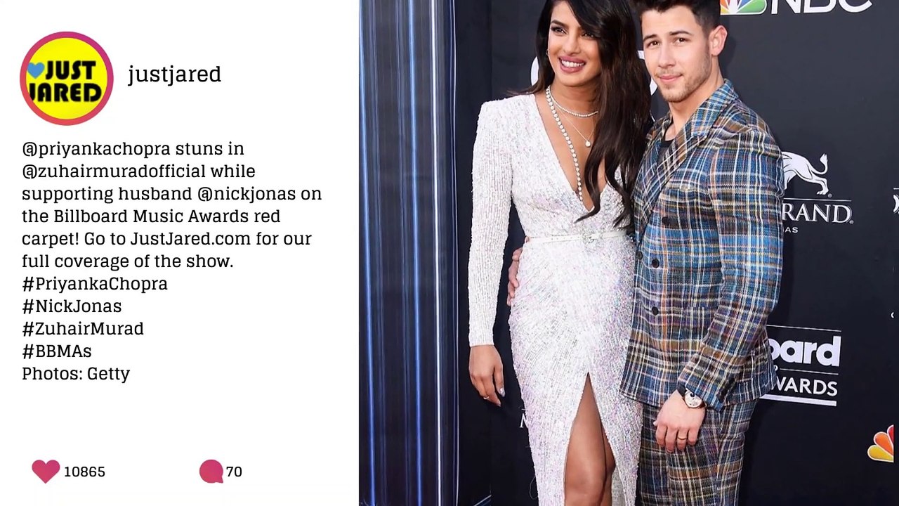 Priyanka Chopra Jonas Stuns in a White Dress Alongside Hubby Nick Jonas at the BBMAs Red Carpet!