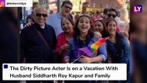 Vidya Balan Participates in Pride Parade As She Enjoys Her Vacation With Husband Siddharth Roy Kapur