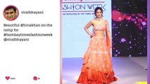 Hina Khan Slays the Ramp at Bombay Times Fashion Week 2019