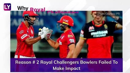 Punjab vs Bangalore IPL 2020: 3 Reasons Why Bangalore Lost To Punjab