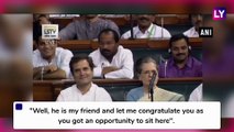 Ramdas Athawale Takes a Dig at Rahul Gandhi, Leaves Lok Sabha Laughing