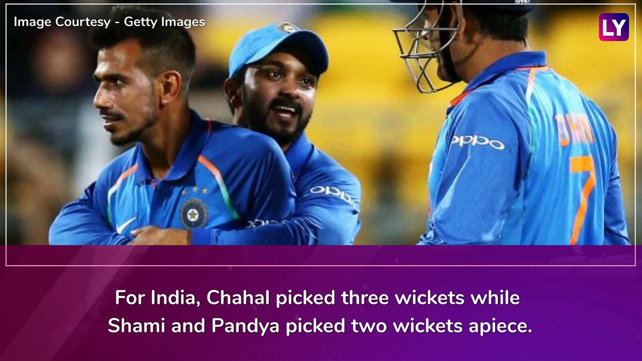 IND vs NZ 5th ODI 2019 Stats Highlights: India beat New Zealand by 35 runs to win series 4-1