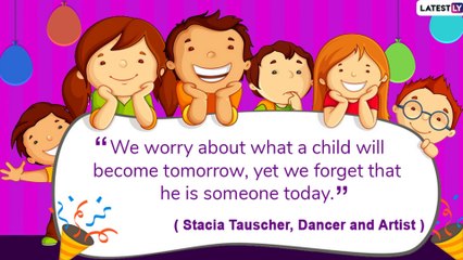 Universal Children's Day 2019 Quotes: Sayings on Nurturing Children