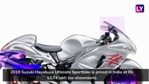 2019 Suzuki Hayabusa GSX 1300R Launched in India, Price, Colours, Top Speed & Specs