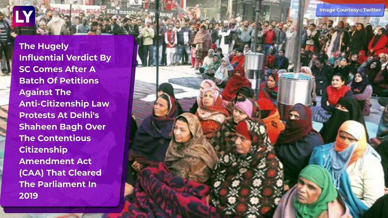 Shaheen Bagh Protests: Occupying Public Places Is Not Acceptable, Protests Can Be Held At Designated Places Only, Says The Supreme Court While Hearing Petitions On Anti-CAA Protests
