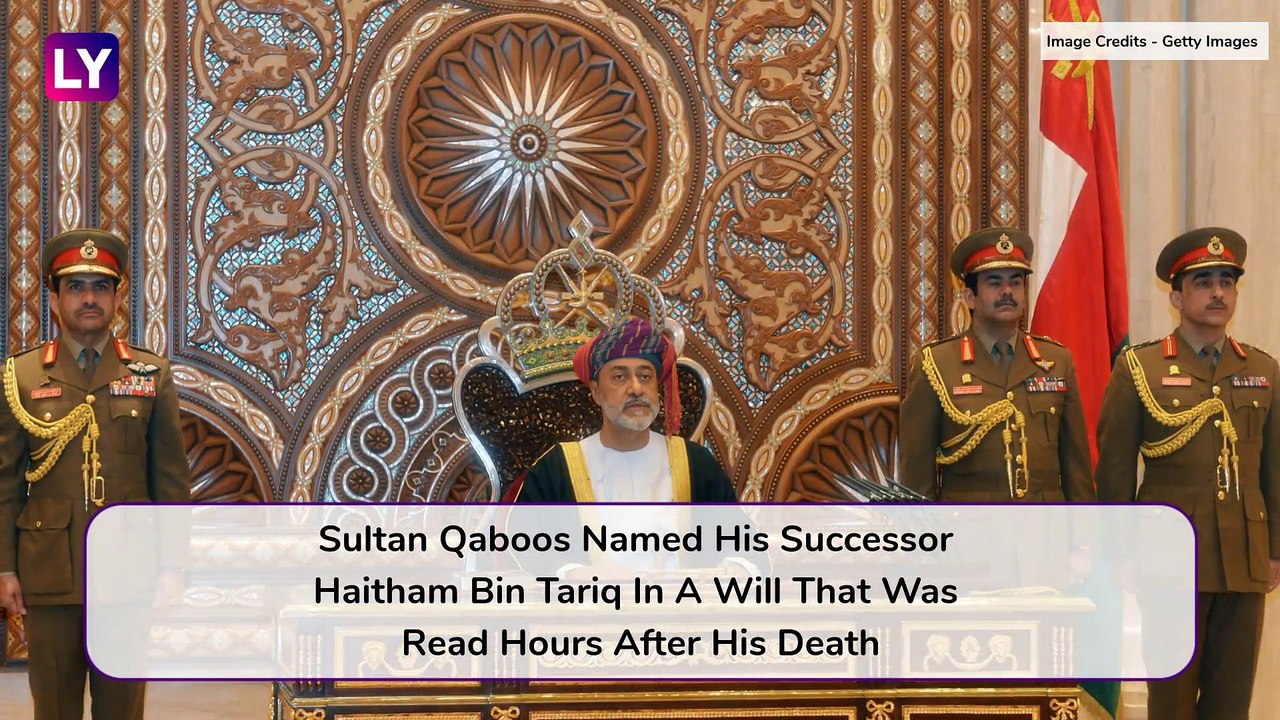Haitham Bin Tariq, Omans New Sultan Takes Over...
